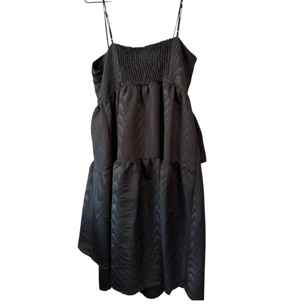 kate spade‎ x Target Tiered Ruffle Midi Tank Dress Black Large